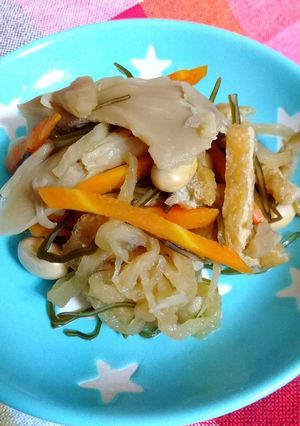 切干、舞茸、大豆、切り昆布の煮物-レシピのメイン写真