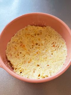 レンジで茶碗蒸し【離乳食後期】-レシピのメイン写真