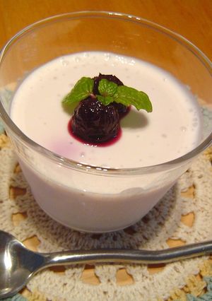 計量いらず☆ブルーベリーのムース風-レシピのメイン写真