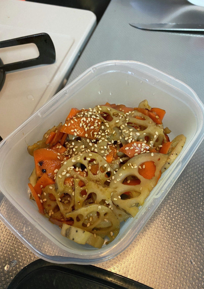 皮ごと蓮根人参きんぴら-レシピのメイン写真