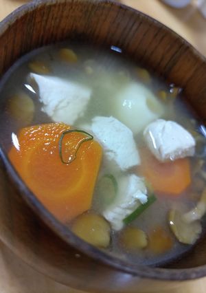 なめこの鶏汁-レシピのメイン写真