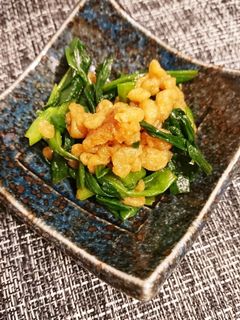 ニラ天かす和え-レシピのメイン写真