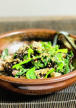鯖水煮缶☆ほうれん草の塩昆布和え-レシピのメイン写真