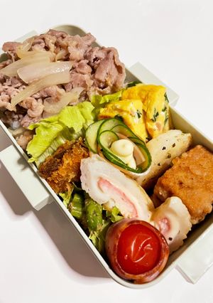 豚肉の味噌マヨ弁当-レシピのメイン写真