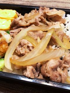 豚こま生姜焼き弁当 0921-レシピのメイン写真