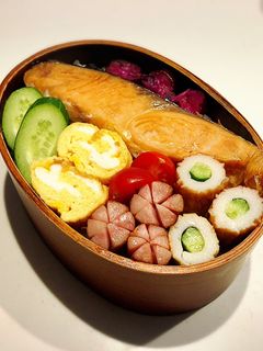 のっけ弁当2022.09.21焼鮭弁当-レシピのメイン写真
