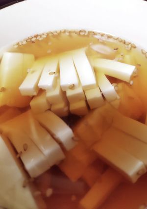 お花絹ごし豆腐の中華風おすまし-レシピのメイン写真