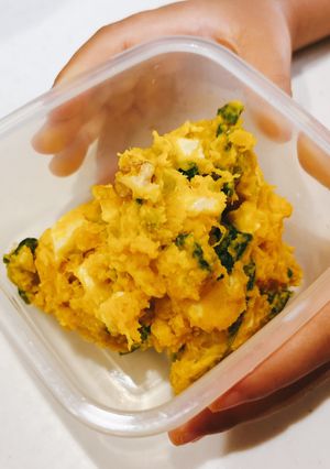 かぼちゃとチーズとくるみのサラダ-レシピのメイン写真