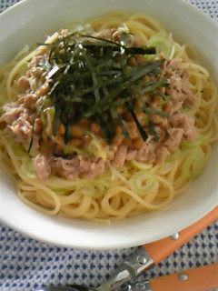 簡単!おいしい!!納豆パスタ-レシピのメイン写真