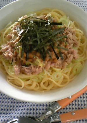 簡単！おいしい！！納豆パスタ-レシピのメイン写真