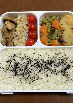 肉じゃがしゅうまいフードマン800弁当-レシピのメイン写真
