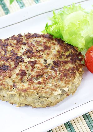 きのこたっぷり！簡単ハンバーグ-レシピのメイン写真