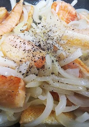 鮭のオニオンバター焼き-レシピのメイン写真