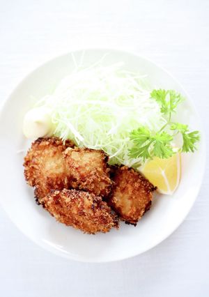 柔らか【鶏むね肉のガーリックマヨフライ】-レシピのメイン写真