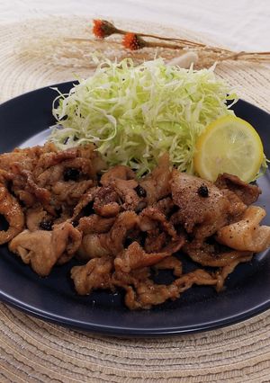 甘辛ブルーベリー照り焼き-レシピのメイン写真