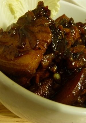 鶏肉＆豚肉の醤油酢煮（フィリピンアドボ）-レシピのメイン写真
