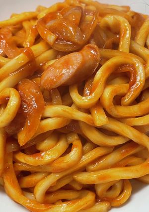 うどんナポリタン-レシピのメイン写真