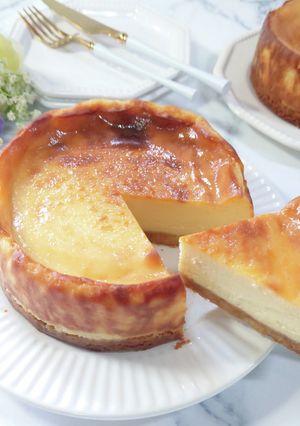 ベイクドチーズケーキ-レシピのメイン写真