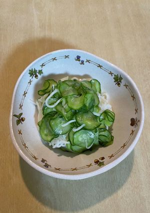 余り物で簡単！そうめんの春雨サラダ風-レシピのメイン写真