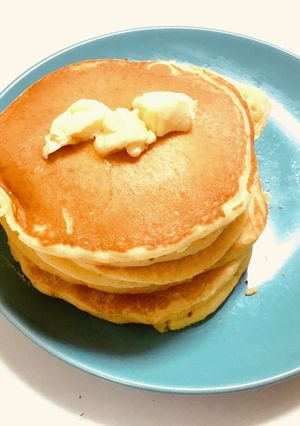 基本だけどふんわり！バナナホットケーキ-レシピのメイン写真
