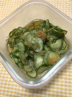 くらげときゅうりの中華ドレッシング和え-レシピのメイン写真