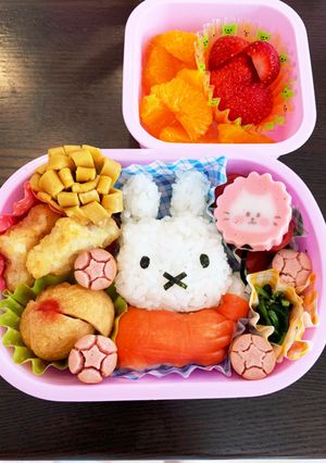 ミッフィーキャラ弁☆幼稚園用☆2歳-レシピのメイン写真
