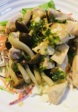 鶏もも肉とキノコのバターしょう油焼-レシピのメイン写真