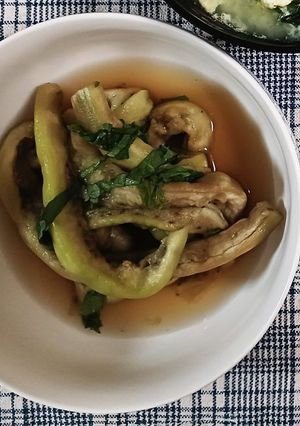 しそ風味のレンジで焼きナス-レシピのメイン写真