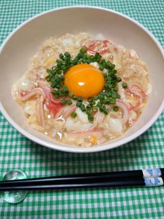 簡単☆お手軽カニ玉丼♩-レシピのメイン写真