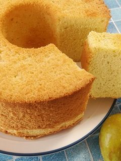 いちじくジャム・シフォンケーキ-レシピのメイン写真