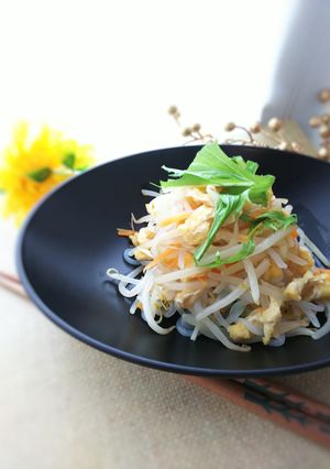 ダイエット❀もやしの炒り煮ごま油風味-レシピのメイン写真