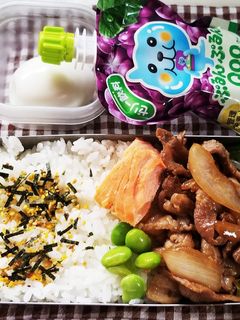 生姜焼き弁当(9.22)-レシピのメイン写真