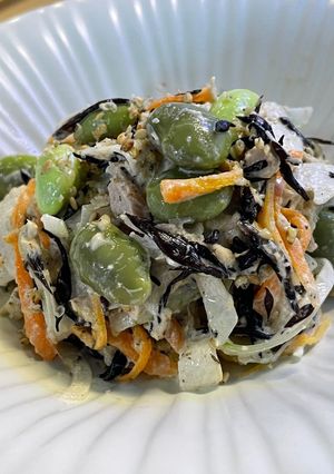 【野菜ソムリエ】紫ずきん胡麻マヨサラダ-レシピのメイン写真