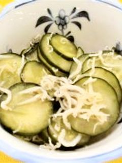 きゅうりとしらすの酢の物-レシピのメイン写真