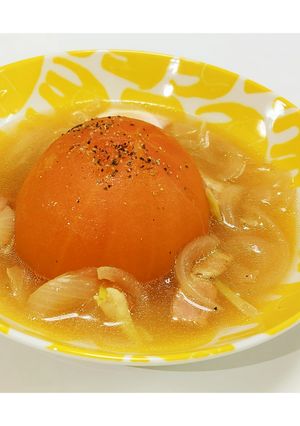 丸ごとトマトのスープ-レシピのメイン写真