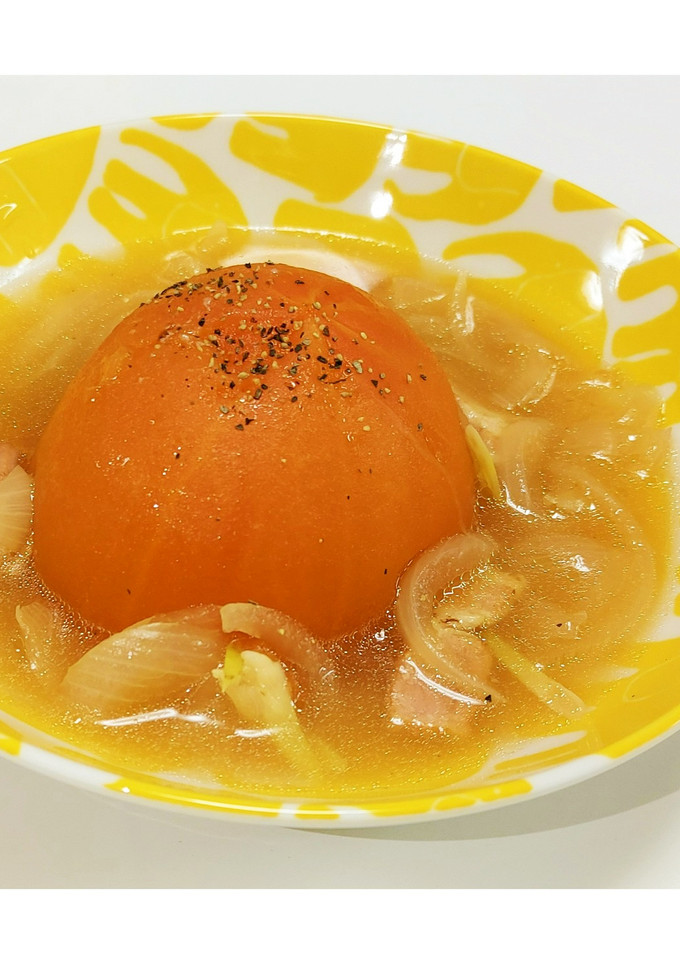 丸ごとトマトのスープ-レシピのメイン写真
