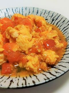トマトのふんわり卵炒め-レシピのメイン写真