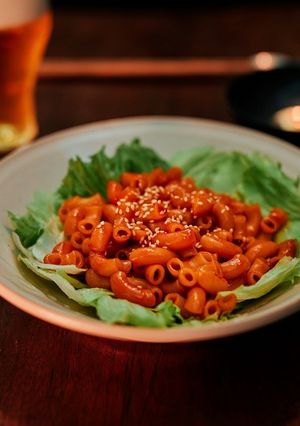 ヤンニョムマメロニ-レシピのメイン写真