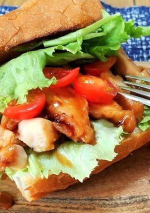 甘ずっぱ照りダレのチキンカスクート-レシピのメイン写真