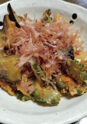 なすとゴーヤをたまごで合わせて♪-レシピのメイン写真