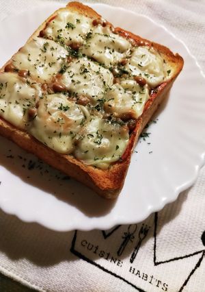簡単！イタリアン納豆ピザトースト-レシピのメイン写真