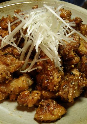 おすすめ！鶏肉のピーナツ入味噌がらめ-レシピのメイン写真