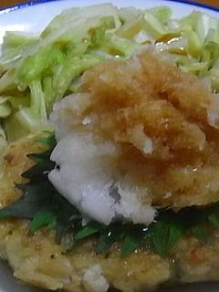 分量簡単♪豆腐とひき肉の和風ハンバーグ-レシピのメイン写真