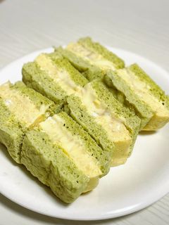 チーズ入りレンジだし巻きサンドイッチ-レシピのメイン写真