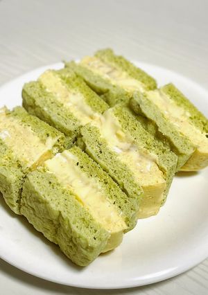 チーズ入りレンジだし巻きサンドイッチ-レシピのメイン写真