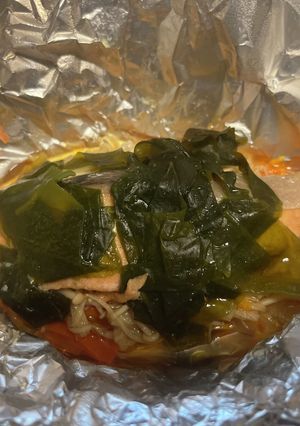 超楽々　秋の定番　鮭のホイル焼き作ります-レシピのメイン写真