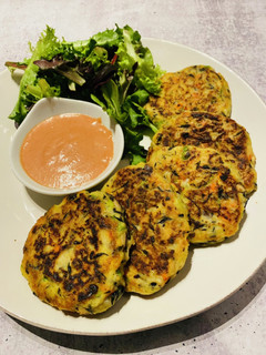 もっちもち☆ひじきと野菜の豆腐お焼き☆-レシピのメイン写真