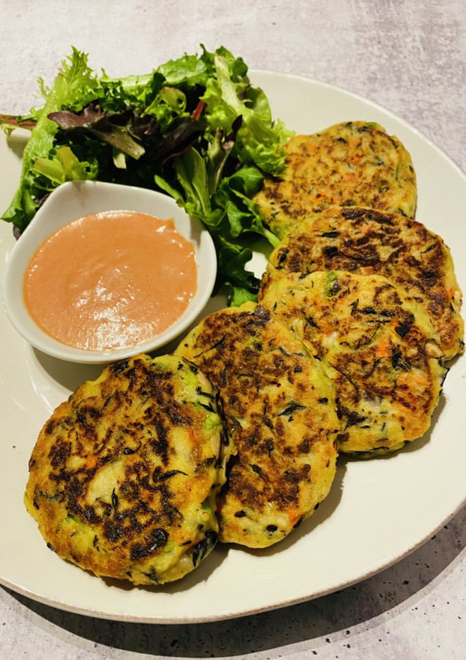 もっちもち☆ひじきと野菜の豆腐お焼き☆-レシピのメイン写真