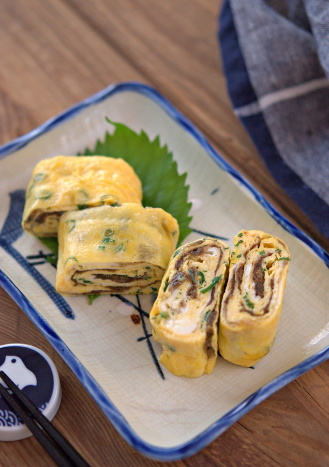 とろろ昆布とねぎのカラダにやさしい卵焼き-レシピのメイン写真
