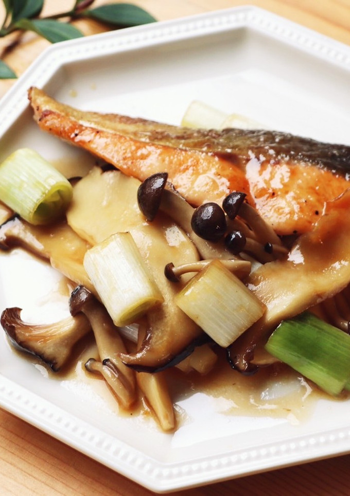 鮭ときのこのハニーバター醤油-レシピのメイン写真